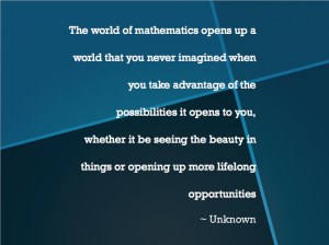 math quote opening doors